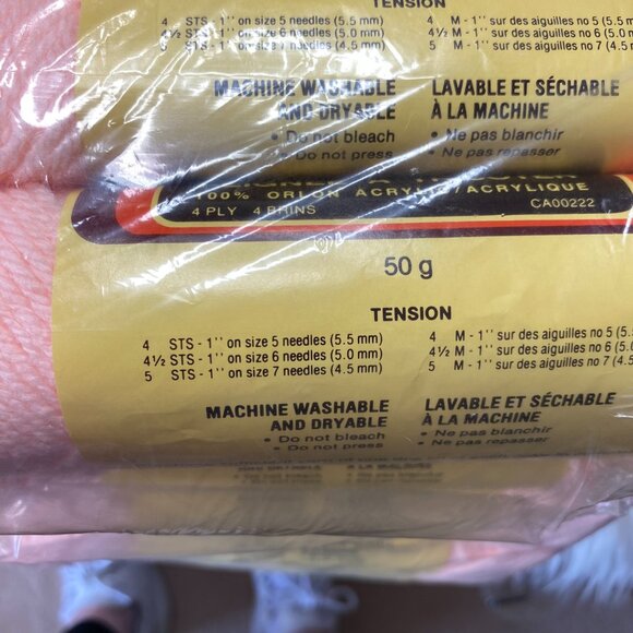 Lot of 10 Sears Sayelle Yarn - Picture 4 of 4